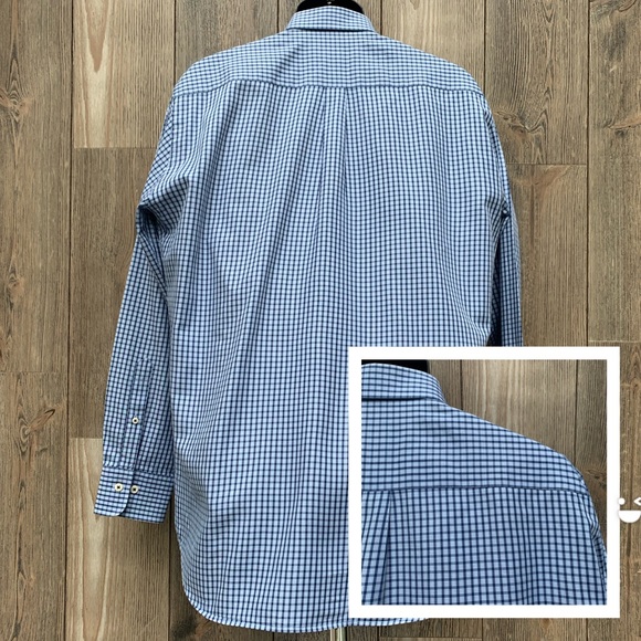 Peter Millar Plaid Long Sleeve Button Down. - Picture 5 of 8